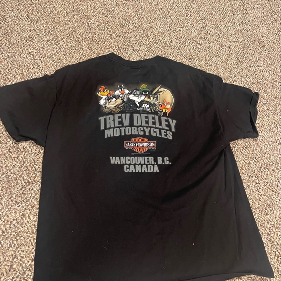 Men’s Harley Davidson X looney tunes shirt - Picture 5 of 6